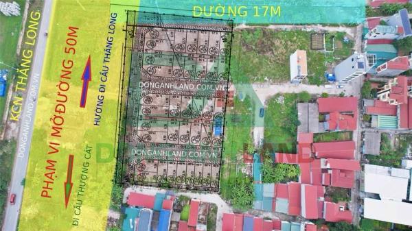 Bán đất đấu giá X2 Sáp Mai Võng La Đông Anh gần KCN Bắc Thăng Long