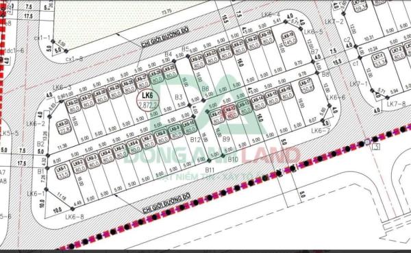 Bán lô góc LK6-18 đấu giá tại xã Thư Lâm Hà Nội - 3 mặt tiền