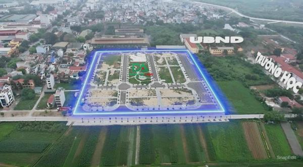 Khu tái định cư Bộ Công An Mai Hiên Mai Lâm - Bán đất 56m view công viên