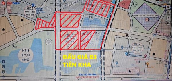 Thông tin đất đấu giá B3 Tiên Kha Tiên Dương Đông Anh