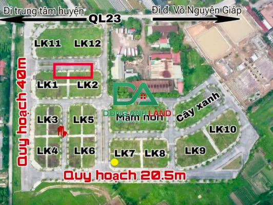 Bán tái định cư Đông Nam Cổ Dương siêu hot gần trung tâm Đông Anh