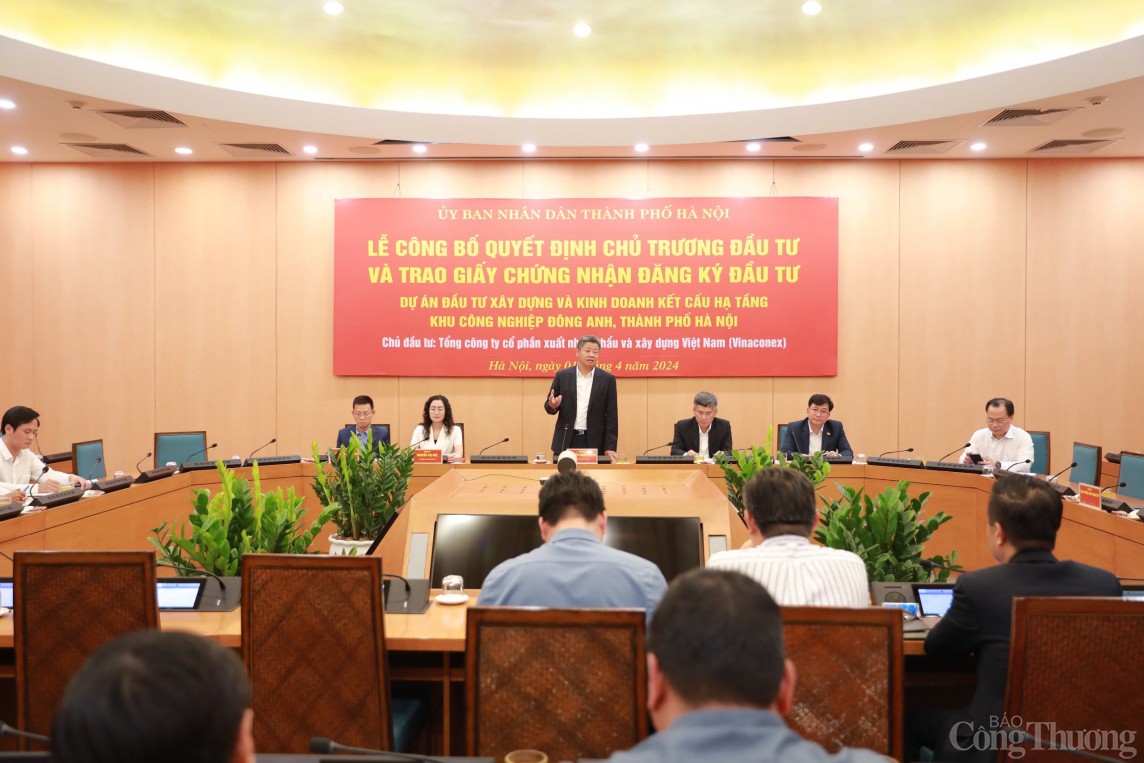 Kinh Tế Đông Anh: Bước Tiến Mới - Công Bố Đầu Tư  hạ tầng KCN