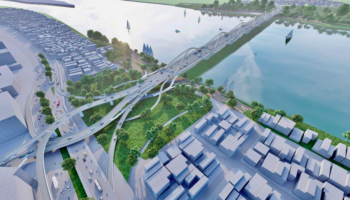 Hà Nội dự kiến đổi đất 2 xã Đông Anh và Phù Đổng xây cầu Trần Hưng Đạo