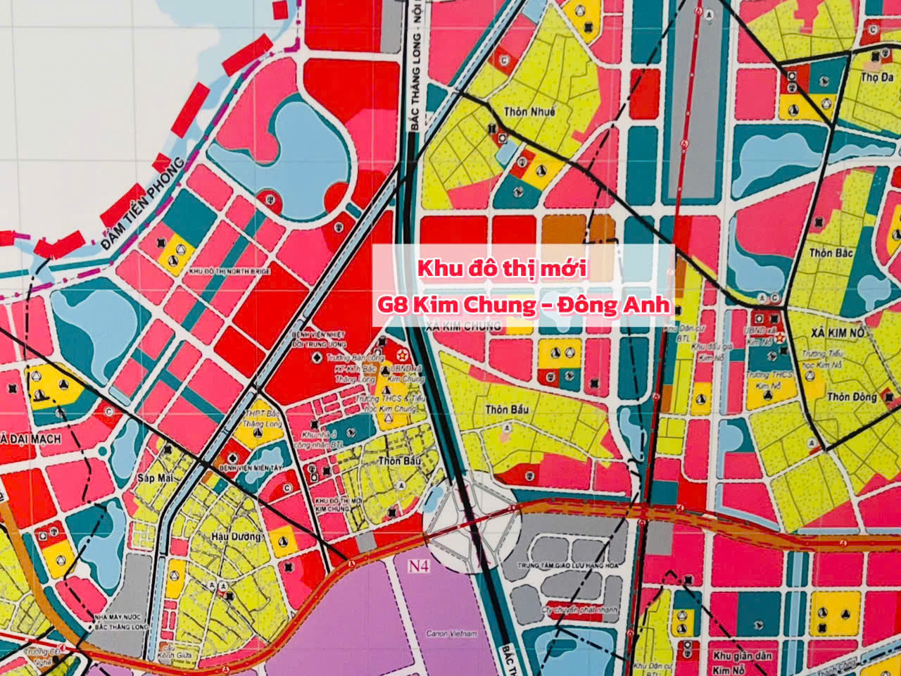 Xây dựng Khu đô thị G8 hiện đại tại Kim Chung, Đông Anh, Hà Nội
