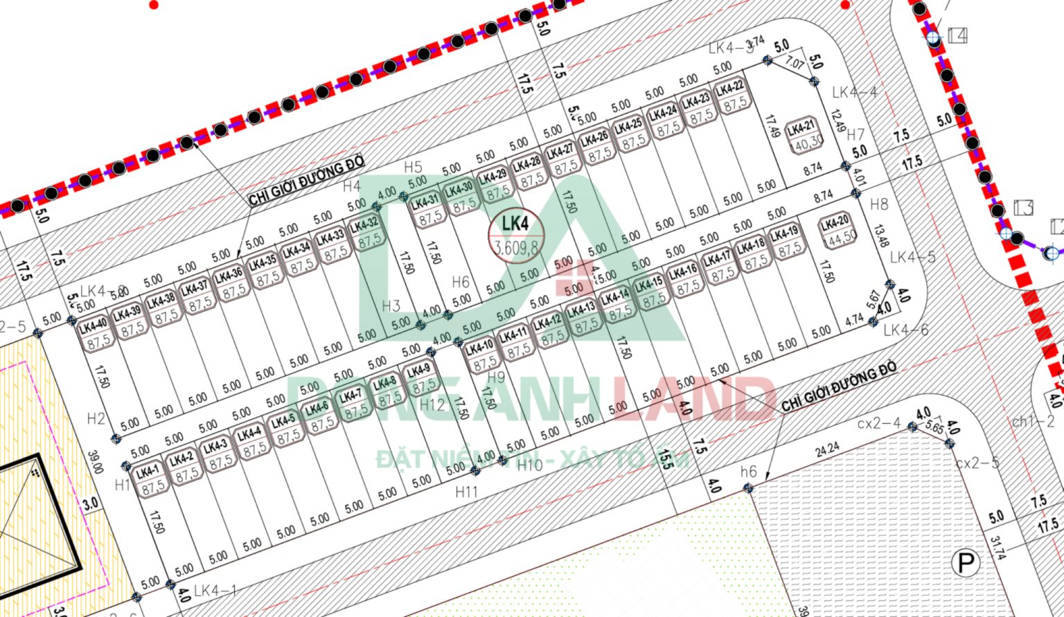 Thông báo đấu giá đất dãy LK4 xã Thụy Lâm huyện Đông Anh Hà Nội ngày 31/03/2024